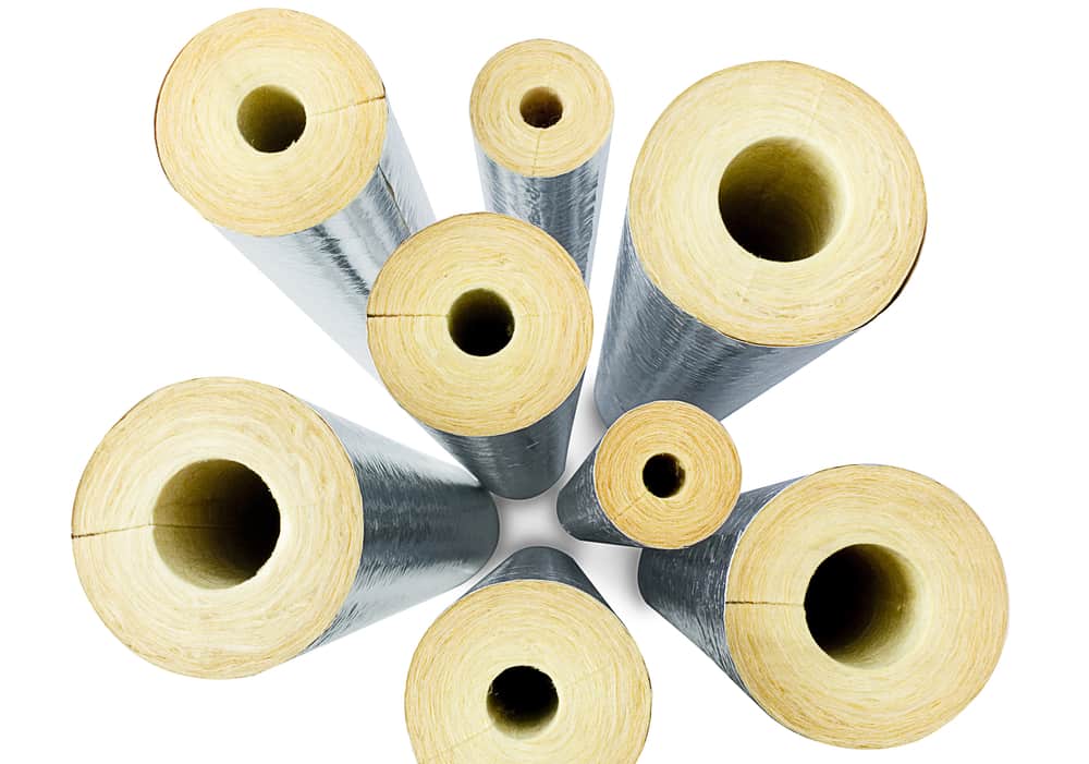 Top View Insulator Rockwool Pipes